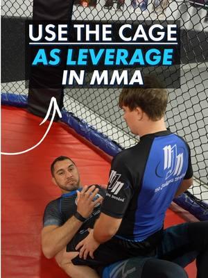 Use the cage as leverage in MMA! Comment 'Academy’ below and I'll hook you up with the ultimate resource for mastering your technique!  #jiujitsu #jiujitsutips #martialarts #combatsports #bjj  