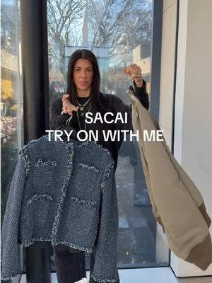 We’re backkkkkk with a #sacai #tryon ❤️❤️