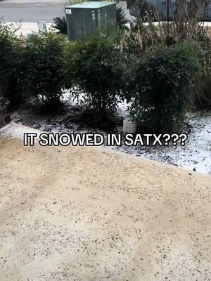 WOOOOOOOO #sanantonio #satx #snow #texassnow #weather #baalsb00bas 