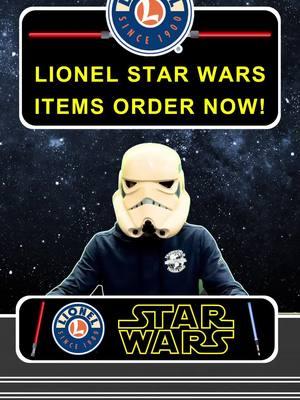 Lionel Star Wars Order Now! Visit TrainWorld.com to order your Star Wars items! The Force Is Strong At TrainWorld! 🚂 #trains #train #modeltrain #modelrailroad #railfans #railfans_of_instagram #railfanning #trainworld #trainland #toytrain #modeltrains #railroad #lionel #starwars #oscale #ogauge