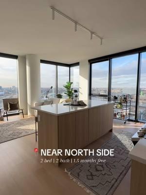 📍Near North Side  Moving soon? Send me a dm or click the link in my bio to start your apartment search!  *concessions are subject to change and are controlled by building management* #apartmenttherapy #apartmentgoals #luxury #luxuryliving #chicago #lincolnparkchicago #nearnorthside #rivernorthchicago #goldcoastchicago 