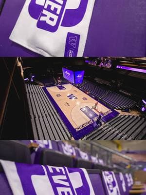 Putting 9,294 rally towels on seats for Kelsey Plum’s jersey retirement #GoHuskies #timelapse #facilitymanagement #basketballarena 