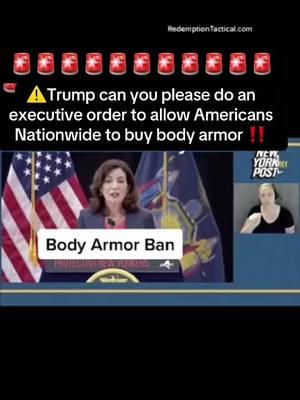 It’s sad that New York is so dangerous and people can’t even wear a self defense vest to stay safe.. @President Donald J Trump please enact an executive order allowing all States to allow body armor #saveamerica #newyork #protection 