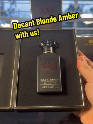 Decant Blonde Amber with us! Easily one of the best winter scents !  #blondeamber #fragrance #cologne #perfume #colognetok #fragrancetok #samples #decants