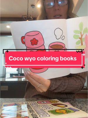 Adorable little coloring books! #cocowyo #momlife 