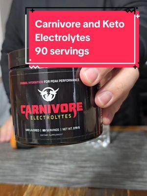 Struggling with muscle cramps, fatigue, or staying hydrated on Carnivore or Keto? 🥩💧 Carnivore Electrolytes are here to keep you fueled and balanced! Specifically designed for low-carb lifestyles, they’re packed with everything your body needs without the junk. Stay hydrated, stay strong, and crush your goals! 💪 #CarnivoreDiet #KetoLife #ElectrolytesMatter #CarnivoreElectrolytes #KetoHydration #LowCarbFuel #StayBalanced #MuscleRecovery #ElectrolyteSupport #KetogenicLiving #CarnivoreApproved #CrampFreeLife #KetoPerformance #AnimalBasedFuel #DadReviews 