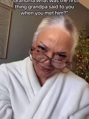 “What was the first thing grandpa said to you when you met him?”🤭 Follow me on TikTok: @ ImACoolMomDuh  #grandma #grandmas #grandmasbelike #millenial #millenials #funny #funnyvideos #viral #viralvideo #viralvideos #throwback #throwbackthursday #throwbacks #throwbackmusic #90s #90smusic #90saesthetic #90smemories #90snostalgia #90shiphop #90srap #eze #nwa #90sflashback #90sfashion #90style #genx @followherfitness 