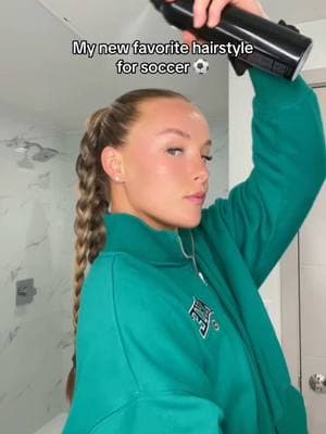 The double braid is undefeated #Soccer #soccergirl #hairstyle #hairgoals #soccerhairstyle #gymhairstyle #athletichairstyles 