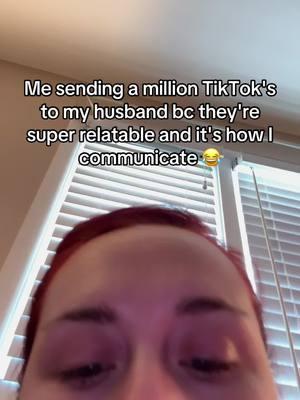 Me sending a million TikTok's to my husband bc they're super relatable and it's how I communicate 😂 #mountvernonillinois #fyp #roadto30k #SendHelp #FunnyVideos #RelatableHumor #AdultingFails #ComedyRelief #LOL #DailyLaughs #OopsMoment #LifeStruggles #husbandandwifecomedy #husbandandwife  @Chris Franzen 