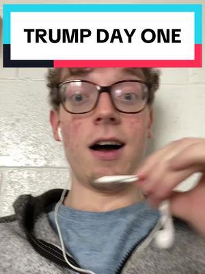 Trump Day 1 (1/21/25) #tiktok #andyisameme #viral #news #trump #unbiased #today #newstiktok #tiktokban #gulfofmexico #politicstiktok 