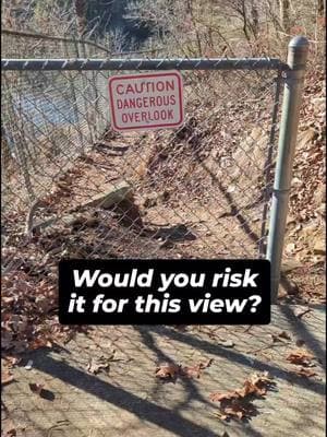 welcome back! The sign reads "Caution Dangerous Overlook" Would you go look?  . #wearenorthalabama #visitnorthal #visitalabama #sweethomealabama #alabamathebeautiful 