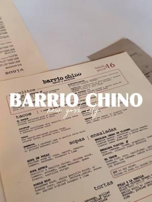 This was such a cozy and intimate spot, I loved their guac and quesadillas! #nycrestaurants #barriochino 