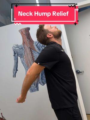 How to relieve your neck hump with these easy neck hump stretches #GetAdjustedNow #NYCchiro #Chiropractor #neckhump #neckhumpfix #neckhumpcorrection 