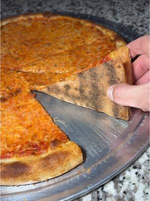 a little extra basil in the sauce 🍕 cheese pie baked in my apartment oven at 550°F on a @bakingsteel for roughly ~7-8 mins (use code “ECHO” for 10% off baking steel - link in bio for my full at-home pizza setup) 🔥 • 375g dough ball stretched to 16 inches • 96hr cold ferment • 65% hydration 💦 • .175% instant yeast •2.5% salt •2% oil •1% sugar • @muttipomodorousa tomatoes 🥫 • @kingarthurbaking AP flour 🌾 • hand shredded blend of whole milk & part skim mozzarellas 🧀 #pizza #apizza #sandiego #newhaven #food #foodporn #homemade #cheese #asmr #crunchy 