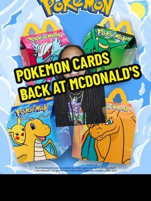 Its Time For #Pokemon Cards Back At McDonald's #pokemontcg #pokemoncards #pokemonscarletviolet #pokemoncommunity #pokemonnews #mcdonalds #pokemonfan #dragonite #pokemontiktok #charizard #pokemoncollection #pokenews #pokedread #greenscreen 