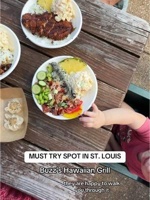 Another must try spot in St. Louis. Buzz’s Hawaiian Grill in Tower Grove East needs to be on your list for poke bowls, lumpia, chicken teriyaki and of course Dole Whip! #stlouis #stl #stlouisfood #stlfoodies #familyfriendly 