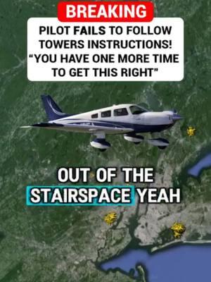 Pilot fails to follow towers instructions! “YOU HAVE ONE MORE TIME TO GET THIS RIGHT OR GET OUT!" #aviation #explorepage #fyp #atc