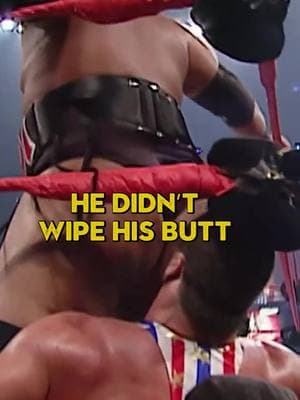 Rikishi's NASTY prank on Kurt Angle 🤢 #WWE #wrestling #kurtangle #rikishi