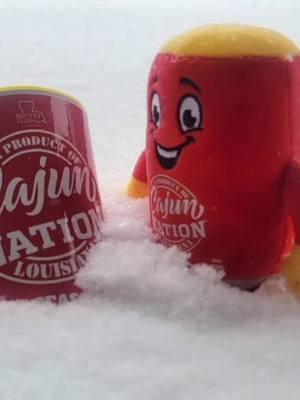 The Red Can Man delivers rain, sneaux or shine in Cajun Nation, Louisiana along the Cajun Coast  ❗️ ❄️ #CajunNation #CajunCoast #GeauxGetTheRedCan #Sneaux #Acadiana #LafayetteLouisiana #LetItSneaux  #TheRedCan #TheRedCanMan #Snow 