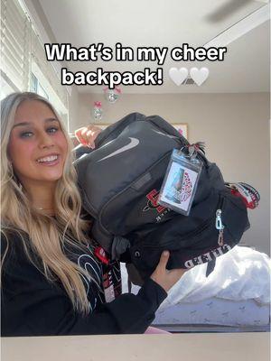 What’s in my cheer bag as a college cheerleader! 🤍🤍#cheerbag #whatsinmycheerbag #whatsinmycheerbackpack #cheerbackpack #whatsinmybag #cheer #collegecheer #cheermom #ucacollegecheer #collegecheer #sdsucheer #sdsucheerleading #d1cheerleader #d1cheerleading #ucacollegenationals2025 