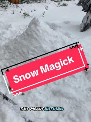 #greenscreen We haven’t seen snow like this in NOLA since the 1800s so I’m going to take advantage of that and learn some snow magic. Feel free to drop some ideas if you wanna share!! #snowmagick #snow #neworleans #witchcraft 