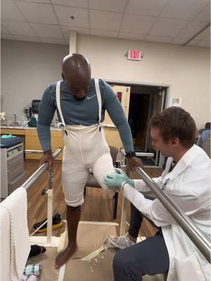 Recently, I had the opportunity to allow graduate students at @Kennesaw State University test out a skin fit on me. Let’s just say—they have a bright future in the field of prosthetics and orthotics. 🦾🦿 #amputee #skinfit #test #socket #oneleg #prosthetics #orthotics #ksu #grad #students #learnjng #leggo #fyp 