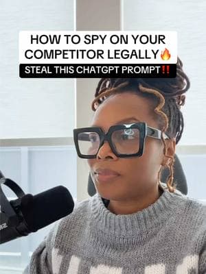 Ever feel like your competitors are always one step ahead?  💌 DM me “SPY” on IG  to grab this FREE prompt and start building your unfair advantage today. Let’s spy smarter, not harder. 😉 🔥Follow @digitalwithtrish  ⭐️Save this for later & Tag a friend  😬 Posting the perfect Reels, getting all the engagement, and making sales effortlessly… Meanwhile, you’re stuck wondering what’s missing. Here’s the secret: It’s not about reinventing the wheel—it’s about knowing what’s already working and doing it 10x better. 🚀 Imagine having a roadmap that shows you exactly: 👀 What your competitors are doing right (and where they’re falling short). 📈 How to replicate their success with your own unique twist. 🎯 How to turn that insight into a game plan that grows YOUR brand. The good news? You don’t need to guess anymore. I’ve built a fire ChatGPT prompt to help you: ✅ Analyze your competitors like a pro. ✅ Spot the strategies driving their success. ✅ Build a 2025 social media plan that attracts, engages, and SELLS. Ready to flip the script and dominate your niche? 💡 💌 DM me “SPY”  to grab this FREE prompt and start building your unfair advantage today. Let’s spy smarter, not harder. 😉 🔥Follow @digitalwithtrish  ⭐️Save this for later & Tag a friend  #instagramgrowthtips #instagramgrowth #chatgpt #chatgpt4 #chatgptprompts #chatgpttutorial #chatgpttips #chatgptforbusiness #chatgptcoach #aiforbusiness #ViralReels #InstagramGrowth #ChatGPTForBusiness #AIForContentCreators #SocialMediaTips #DigitalMarketingTools #GrowYourAudience #ContentThatConvert #chatgptprompt@chatgpt 