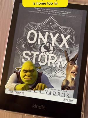 Only read about a chapter so far. #onyxstorm #slowreader #rebeccayarros 