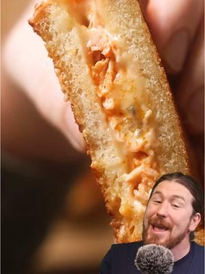 Buffalo Chicken Dip Grilled Cheese The recipe is so easy, I didnt feel like talking to the camera while I made this, and I have had an unused green screen in my office for months - so this is the monstrosity you are left with. I hope you enjoy it.  P.S. if you want to call this a melt then go for it but I never have and Im not gonna lie to make you happy #buffalochickendip #buffalochicken #grilledcheese #EasyRecipes #grilledcheesesandwich #buffalochickensandwich #foryoupage #foryou #fyp #playoffs #nfl #football 