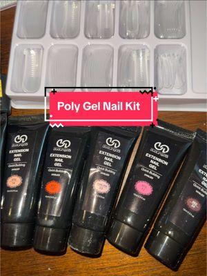 Poly Gel Nail Kit #polygelnails #polygelnailkit #athomenails #diynails #TikTokShop 