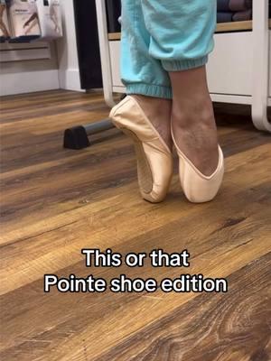 Comment below which you vote for and why!  . . . . . . . . . .@Nikolay @capezio  #fyp #fypシ #foryou #foryoupage #ballet #ballettok #balletdancer #ballerina #ballerinasoftiktok #ballerinacheck #pointeshoefitting #pointeshoe #pointeshoes #ballerinacheck #ballerinafarm #dance #dancer #SmallBusiness #smallbusinesscheck #smallbusinesstiktok #game #thisorthat #choice #challenge  