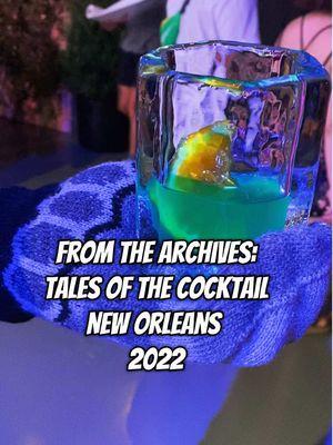 Posting every draft we’ve ever had. #TalesoftheCocktail 2022 in #NOLA was wild. My one take away was never ever wear flip flops on Bourbon Street. 