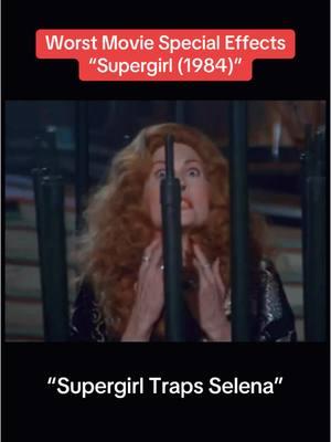 Worst Movie Special Effects - Supergirl (1984) - “Supergirl Traps Selena” #supergirl #superman #specialeffects #cgi #specialeffect #effects #80s #80smovies #fyp #foryoupage