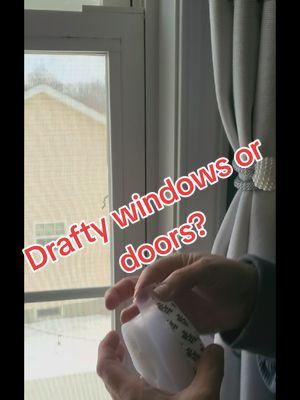 You need this if you have drafty windows or doors. #alientape #windowdraft #sealingwindows #homeimprovement #tiktokshopjumpstart 