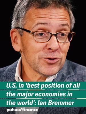 The U.S. economy is in by far the best position of all the major economies in the world right now," Eurasia Group Founder and President Ian Bremmer says. #yahoofinance #yahoofinancelive #financetok #wef #worldeconomicforum #useconomy #china #europe #japan #southkorea #america #trump #donaldtrump #tariff #tariffs #migration