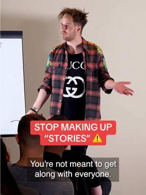 STOP making up “stories” in your head! ⚠️⁣ #julienblanc #julienhimself #anxiety #socialanxiety #anxietyrelief #staygrounded #MentalHealth #falsebeliefs #limitingbeliefs #mindset #mindsetiseverything #mindsetmatters #awareness #anxietytips 