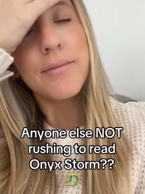 🫣I really am not feeling the excitement and urge to read Onyx Storm — anyone else?? What are you guys reading right now if you’re not reading that? #onyxstorm #onyxstormbook #kindlereaders #rebeccayarros #fourthwingrebeccayarros #fourthwingbook #ironflametheories #onyxstormkindle #whatistheonyxstorm #onyxstormbookseries #onyxbookreview #kindlefantasyromance #fantasybookrecs #fantasybookseries 