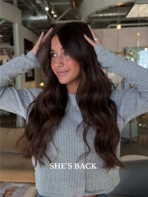 YES. YES. 2 rows of 22” @Seamless hair co in colors “solid dark brunette” & “dimensional mocha brunette” 🤎🙌🏼 @clo jorg #utahhairstylist #seamlessextensions #besthairextensions #seamlesshairco #brunettehair 