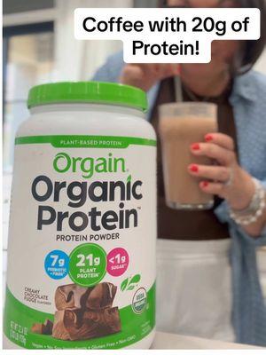 Your morning coffee + 21g of organic protein in less than a minute!  Lina uses Orgain's Chocolate Protein Powder for this recipe, but Chelsey has used their Simple 7 powder as well and says it’s just as delicious! You can even substitute the powder and milk with their premade protein shakes for a quick and easy replacement in a pinch.  Checkout our s!te for more protein recipes and hacks.☕️🥛 #orgain #proteincoffee #ad #orgainpartner #proteinshake #hip2save 