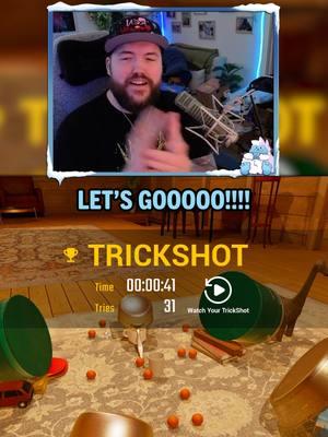 It's just that easy #crream #twitch #gaming #trickshot #trickshotsimulator #indiegame #indiegaming #pingpong #dudeperfect