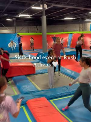 Never a dull moment with our sisters!! Thank you so much to our sisterhood chairmans and Rush Athens Trampoline Park for this awesome event! 💓💓  #ugadeltazeta #dz #ugadz #uga #georgia #deltazeta #athensga #sorority #LTES #sisterhood #sisterhoodevent #trampolinepark 