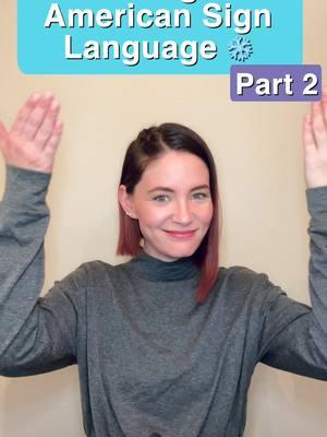 Winter signs in ASL - Part 2 🧤🧣 #LearnASL #WinterSigns #ASLCommunity #SignLanguage #DeafAwareness #WinterVibes #ASLLearning #AccessibilityMatters #learnsignlanguage 