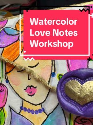 Sign up in 🔗🌲in bio. Save this post so you remember where to sign up OR sign up NOW! 🎉 I’ll be using watercolors, a waterproof pen, a metallic marker, etc… Go to my sales page to see more. #valentinecards #valentinesdaygiftideas #watercolortutorial #cardmakingideas #watercolorpaint 