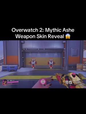 Overwatch 2: Mythic Ashe Weapon Skin reveal known as  “Lead Rose” 🌹 did you get it? #overwatch #overwatch2 #overwatchtiktok #overwatchtiktoks #overwatchskins #overwatchleaks #fyp 