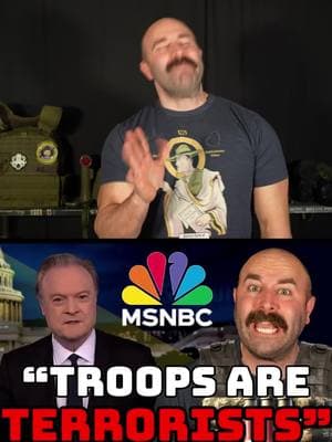 "Military Members belong on Terror Watchlists" - MSNBC Host part 2#angrycops #military #army #armylife #fyp #viral #foryou #tiktokusa