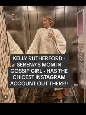 thank you for the winter inspo #kellyrutherford #gossipgirl #celebrityinstagram #instagram #popculture #celebritystyle 