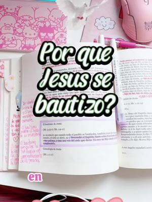 Y tu ya te bautizaste? #christiantiktok #bibliasagrada #biblejournal #biblestudy #bibliacreativa #godisgood #biblejournaling #bibleverse #jesus #biblenotes #jesusbible #biblefacts #biblianotiktok 