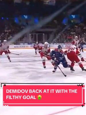 Oh just Ivan Demidov continuing to tear up the KHL 😱 (via hockeynewshub/X) #NHL #fyp #hockey #hockeytiktoks #hockeyplayer #khl #montrealcanadiens #demidov 