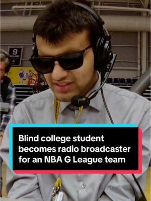 Rowan University student Allan Wylie doesn’t let his blindness stop him from following his sportscasting dreams – relying on his other senses to paint a picture of what’s happening on the court. #goodnews #hopecore #blind #basketball #sports #commentary #disability #newjersey #rowanuniversity #college 