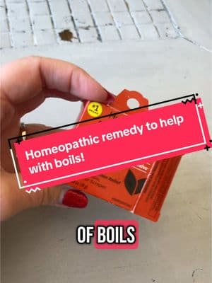 #creatorsearchinsights Homeopathic remedy to help draw boils to the skins surface. . . #naturalremedy #homeopathy #homeopathy101 #homeopathyforbeginners #boilremedies #boilrelief #boilpopping @Hyland's 